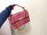 Valentino Roman Stud Chain Bag In Pink Lambskin