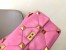 Valentino Roman Stud Chain Bag In Pink Lambskin