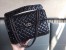 Valentino Large Crinkled Lambskin Rockstud Spike Shoulder Bag