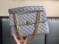 Valentino Large Rockstud Spike Bag In Pale Blue Lambskin