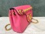 Valentino Stud Sign Shoulder Bag In Pink Nappa Leather