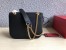 Valentino Small Vlock Shoulder Bag In Black Calfskin