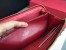 Valentino Rockstud Spike Zip Wallet In Red Lambskin