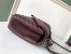 Saint Laurent College Medium Bag In Burgundy Matelasse Leather