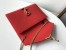 Saint Laurent WOC Cassandra Chain Wallet In Red Leather