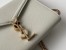 Saint Laurent WOC Cassandra Chain Wallet In White Leather