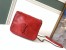 Saint Laurent WOC Niki Chain Wallet In Red Crinkled Leather