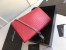 Saint Laurent Medium Kate Bag With Tassel In Red Croc-Embossed Leather