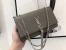 Saint Laurent Medium Kate Bag With Tassel In Grey Grained Leather