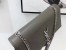 Saint Laurent Medium Kate Bag With Tassel In Grey Grained Leather