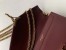 Saint Laurent Bordeaux Cassandra Monogram Clasp Bag
