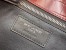 Saint Laurent Cassandra Clasp Bag In Bordeaux Croc-Embossed Leather