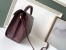 Saint Laurent Cassandra Medium Bag In Bordeaux Grained Leather