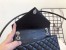 Saint Laurent Medium Envelope Bag In Noir Grained Leather