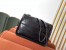 Saint Laurent Baby Niki Chain Bag In Black Crinkled Leather