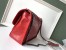 Saint Laurent Medium Niki Bag In Red Crinkled Leather