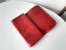 Saint Laurent Niki Large Wallet In Red Crinkled Vintage Leather