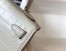 Hermes Kelly Mini II Bag In Beton Embossed Crocodile Leather