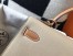 Hermes Bi-color Kelly 32cm Epsom Bag Tourterelle/Gold GHW