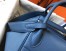 Hermes Blue Agate Clemence Lindy 30cm Bag with PHW