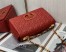 Dior Medium Dioramour Caro Red Bag with Heart Motif