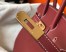 Hermes Birkin 25cm Bag In Bordeaux Clemence Leather