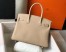 Hermes Trench Clemence Birkin 30cm Bag GHW