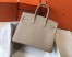 Hermes Birkin 35cm Bag In Argile Clemence Leather