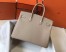 Hermes Birkin 35cm Bag In Argile Clemence Leather