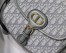 Dior Medium Bobby Bag In Grey Dior Oblique Canvas