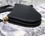 Dior Saddle Trio Pouch With Strap In Black Calfskin