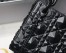 Dior Lady Dior Mini Bag In Black Calfskin with Diamond Motif