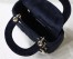 Dior Mini Lady Dior Chain Bag In Black Velvet