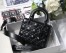 Dior Small Lady Dior My ABCDior Bag In Black Diamon Calfskin