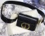 Dior 30 Montaigne Box Bag In Black Lambskin