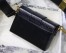 Dior 30 Montaigne Box Bag In Black Lambskin