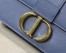 Dior 30 Montaigne Bag In Denim Blue Grained Calfskin