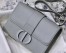 Dior 30 Montaigne Bag In Grey Ultra Matte Grained Calfskin