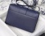 Dior 30 Montaigne Bag In Indigo Blue Matte Grained Calfskin