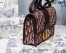 Dior 30 Montaigne Bag In Burgundy Oblique Jacquard Canvas