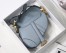 Dior Micro Saddle Bag In Cloud Blue Goatskin