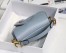 Dior Micro Saddle Bag In Grey Goatskin