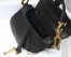 Dior Micro Saddle Bag In Black Goatskin