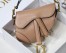 Dior Micro Saddle Bag In Poudre Goatskin