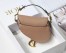Dior Micro Saddle Bag In Poudre Goatskin