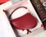 Dior Mini Saddle Bag In Red Calfskin