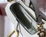 Dior Mini Saddle Bag In White Grained Calfskin