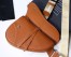 Dior Men's Saddle Belt Bag In Brown Grained Calfskin