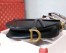 Dior Saddle Bag In Black Calfskin