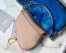 Dior Saddle Bag In Blush Grained Calfskin